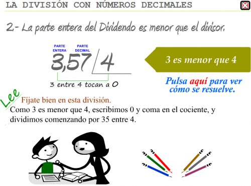  Divisiones números decimales.